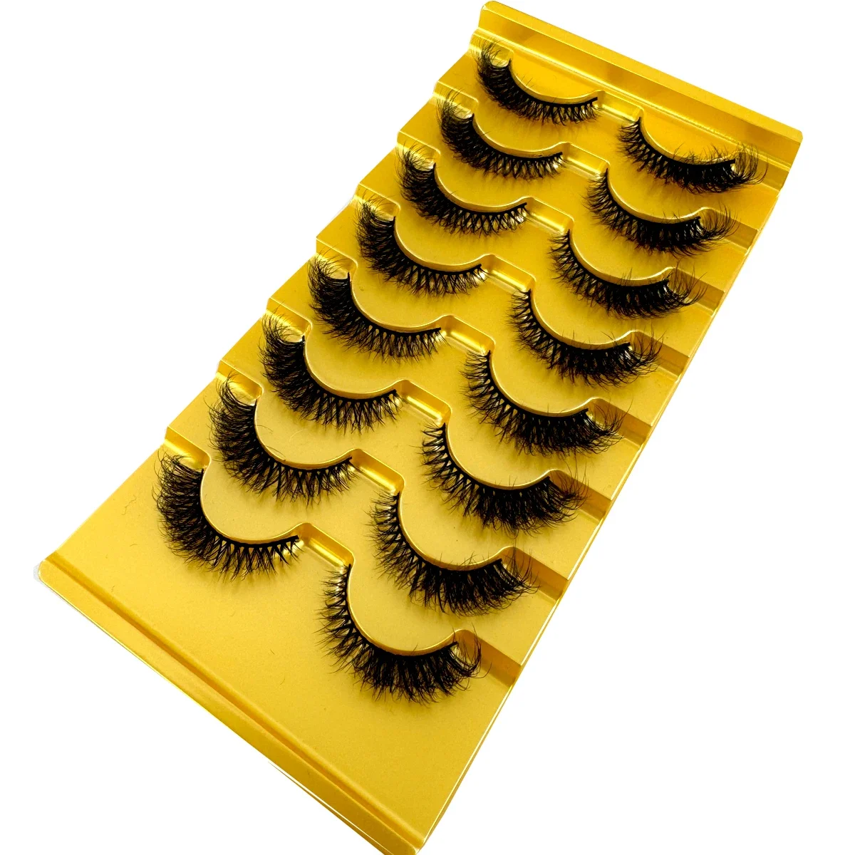 Eyelash Extension Cat Eye Wispy - AMSDCN Nuevo paquete de 8 pares
