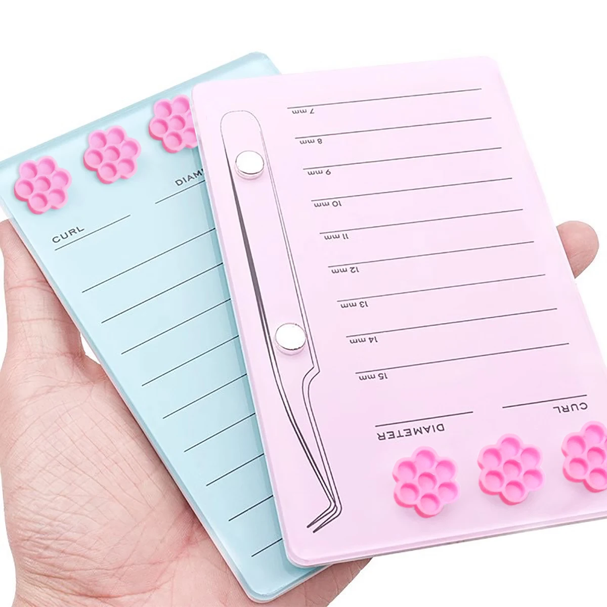 Eyelash Extension Menu - Soporte magnético acrílico para extensiones de