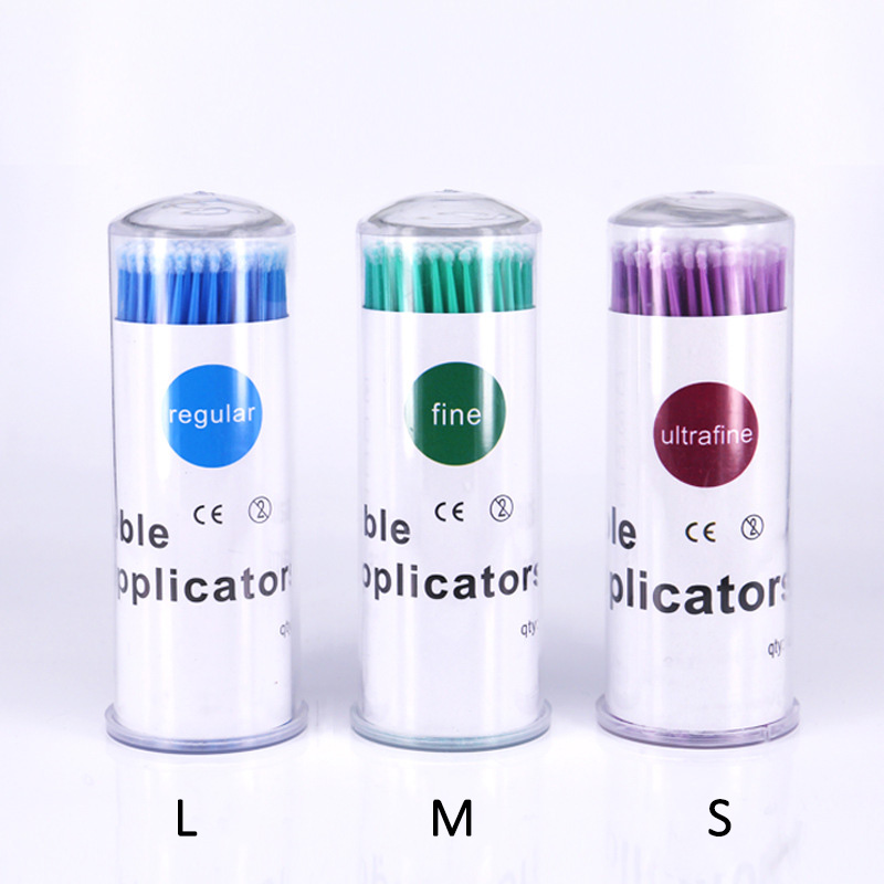 Eyelash Extension Kits - 100 unidades/botella de microcepillos para kit