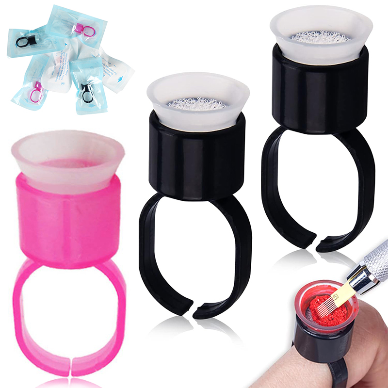 50/100 Uds. Tazas de anillo de - Eyelash Extension Permanent reseña y precio