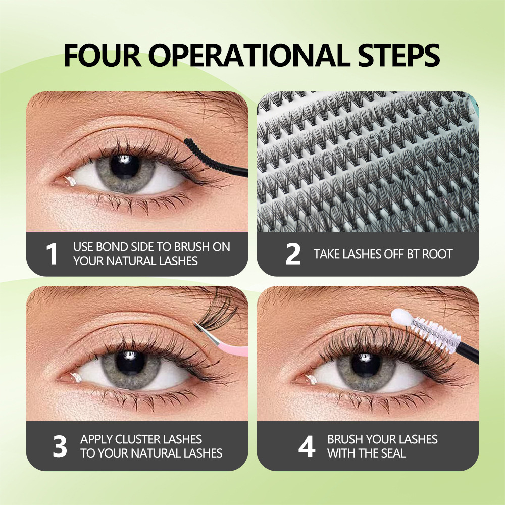 Pestañas en Racimo para Extens - Eyelash Extension Cat Eye Wispy reseña y precio