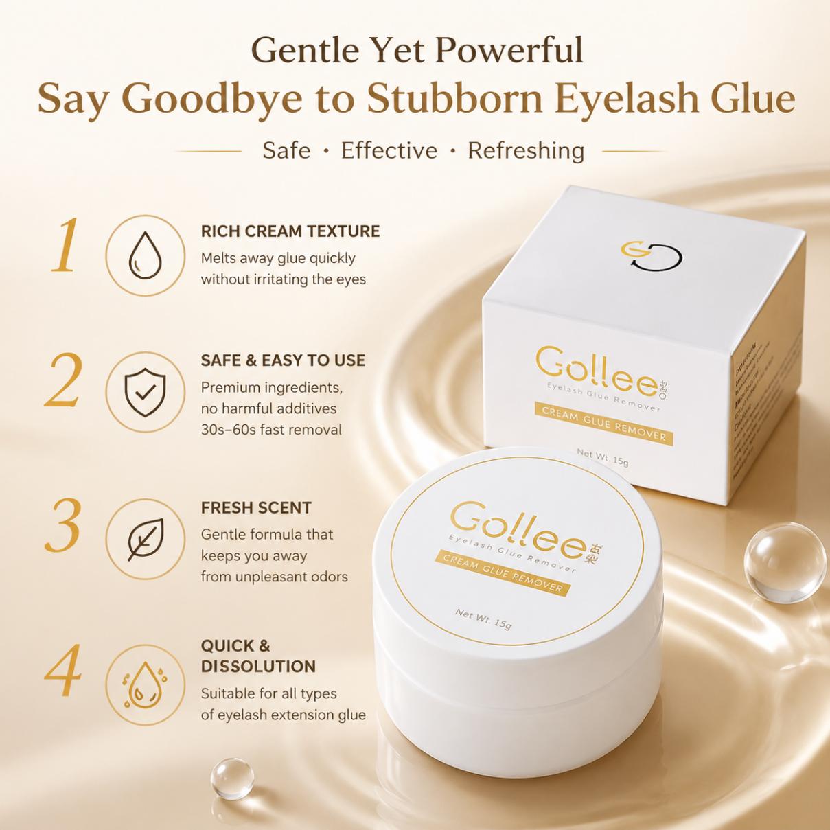 Crema removedora de adhesivo p - Eyelash Extension Gel Remover reseña y precio